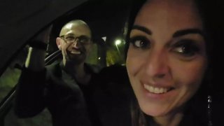 Hot italian amateur party - big tits wife fucked hard doggy style outdoor